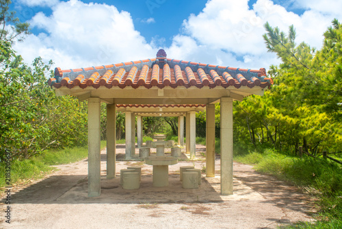 Fototapeta 沖縄県豊見城市の豊崎海浜公園