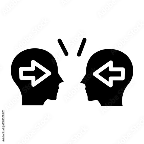 Issue Resolution Vector Glyph Icon Design