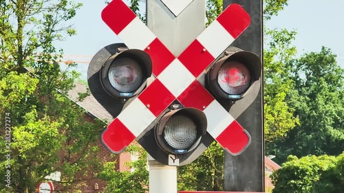 prohibiting traffic light signal at a railroad crossing
