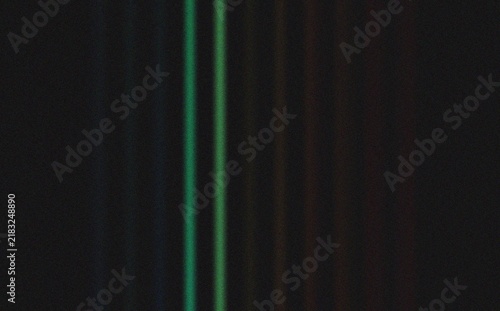 Foto Dark minimal neon green vertical lines with subtle film grain for futuristic and