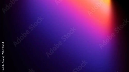 Abstract light leak overlay with glowing orange and purple gradient color gradient abstract glow