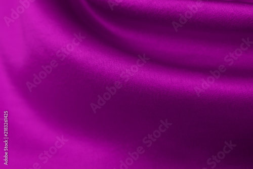 Obraz na plátne Soft delicate satin silk fabric in magenta