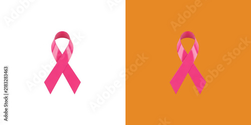 Pink Ribbon Symbol for Breast Cancer Awareness and Support Campaign png
