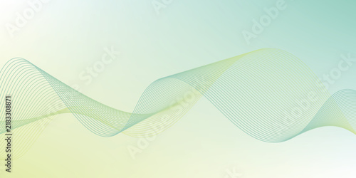 banner backgrond,blue and yellow line wave effect abstarct backgrounnd line.shape.vector. Premium design .eps 10