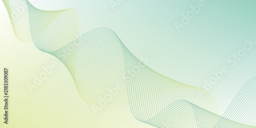 banner backgrond,blue and yellow line wave effect abstarct backgrounnd line.shape.vector. Premium design .eps 10