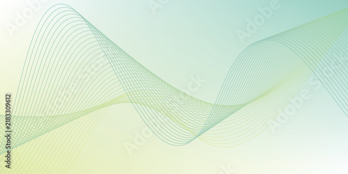banner backgrond,blue and yellow line wave effect abstarct backgrounnd line.shape.vector. Premium design .eps 10
