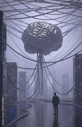 Artificial intelligence, conceptual illustration
