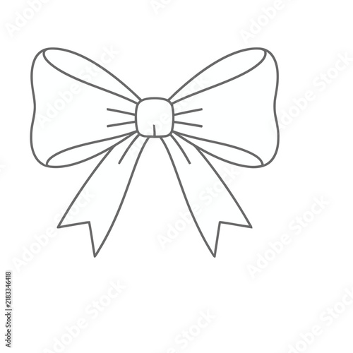 Simple bow outline