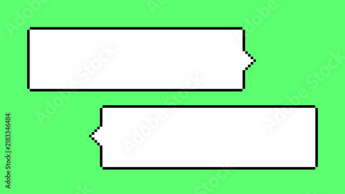 ドット絵で表現する会話吹き出し素材