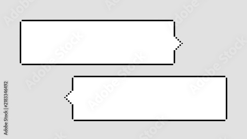 ドット絵で表現する会話吹き出し素材