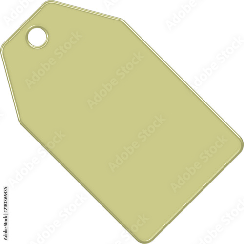 price tag element design in a modern glass style