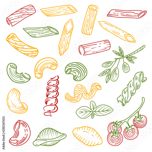 pasta seamless pattern background. Background paste. seamless patter paste