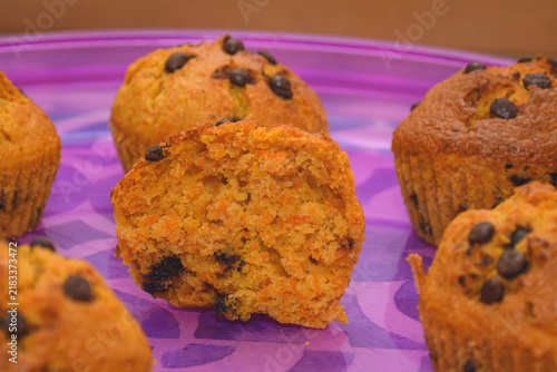 Homemade Carrots Muffins
