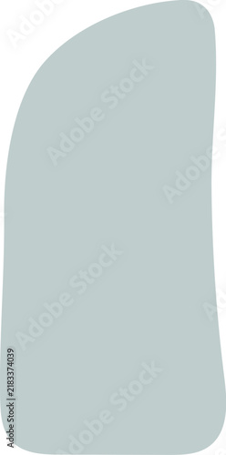 Tall Abstract Shape Ornament with Organic Earth Tone Appeal