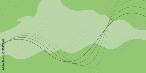 Light Green Fluid Abstract Background