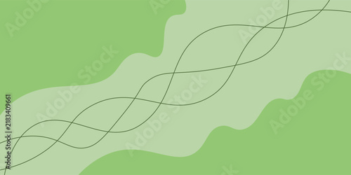 Light Green Fluid Abstract Background