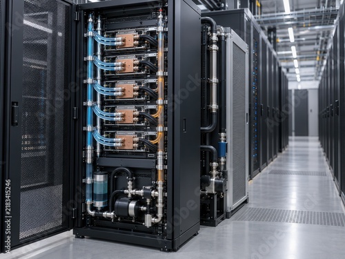 Liquid Cooling System for High Performance Data Center Servers