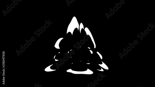 2d cartoon smoke fx elements hand drawn motion graphics animation