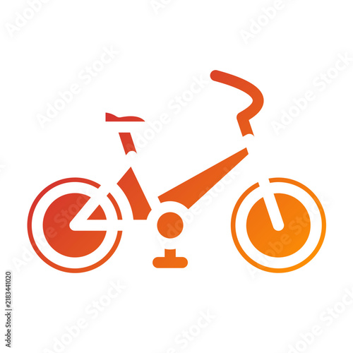 Electric Bicycle Line Icon Style