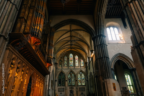 Fotografie Interior of the presbytery at Rochester Cathedral in Rochester, Kent, England, UK - 4 September 2026