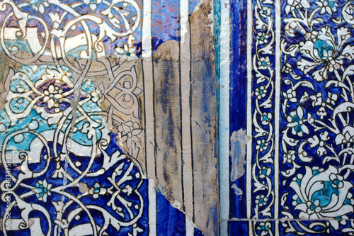 Mosaïque, Khiva, Ouzbékistan 