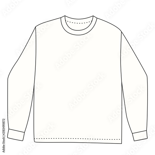 Blank long sleeve t shirt mock up