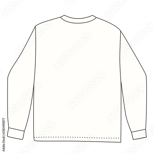 Blank long sleeve t shirt mock up