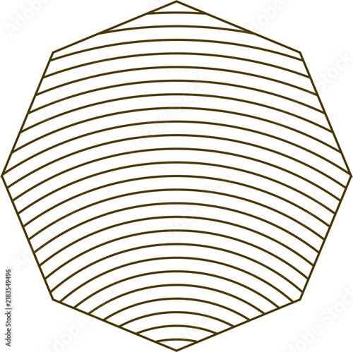 Line Geometric shape design Printable  