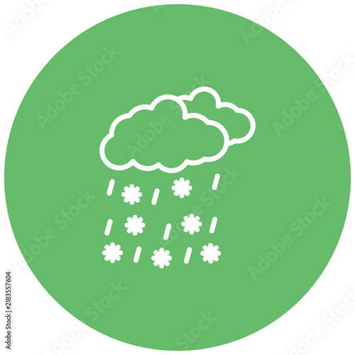 Obraz na plátně Sleet Icon