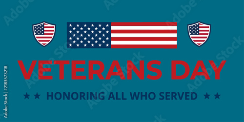 Patriotic veterans day graphic design featuring commemorative elements for honoring military service and national remembrance
