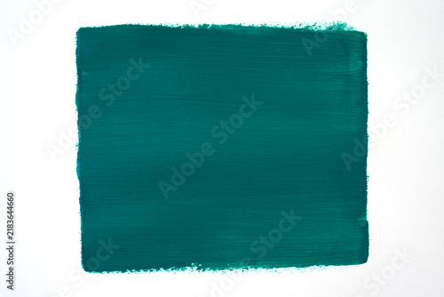 Teal Green Hand Painted Brushstroke Texture for Creative Background