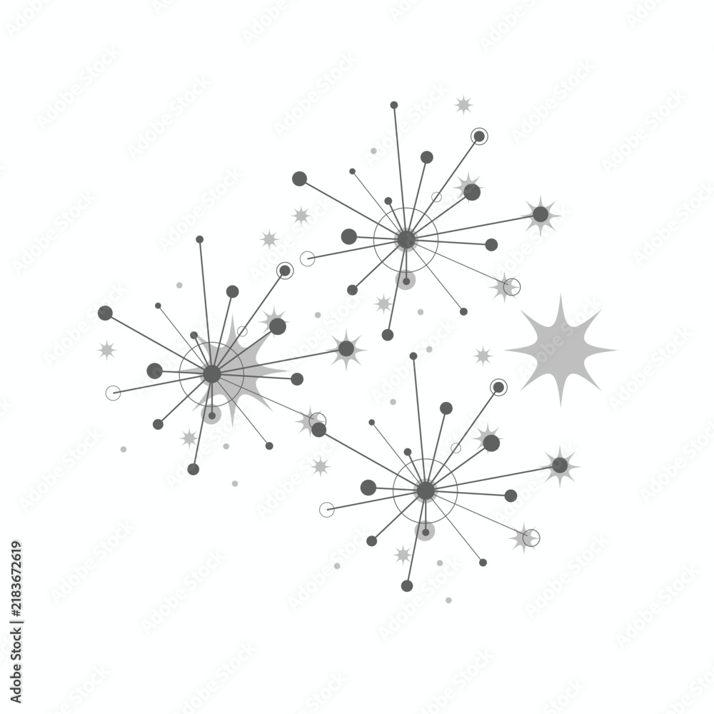 Obraz premium Futuristic Digital Diagram Showing Complex Network Links