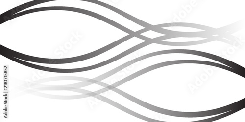 Gray Gradient Wave Flow Abstract Corporate Background