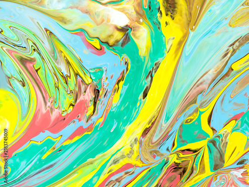 Creative abstract colorful hand painted background