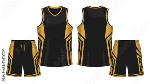 Sports Uniform Set Isolated