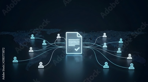 Digital Document Network Connecting People Globally