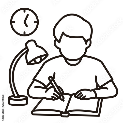 Study Time  Icon Element For Design  