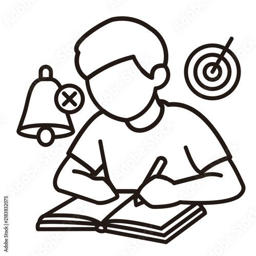 Focus Study  Icon Element For Design  