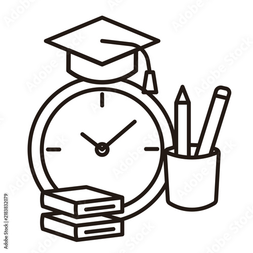 Education Time  Icon Element For Design  