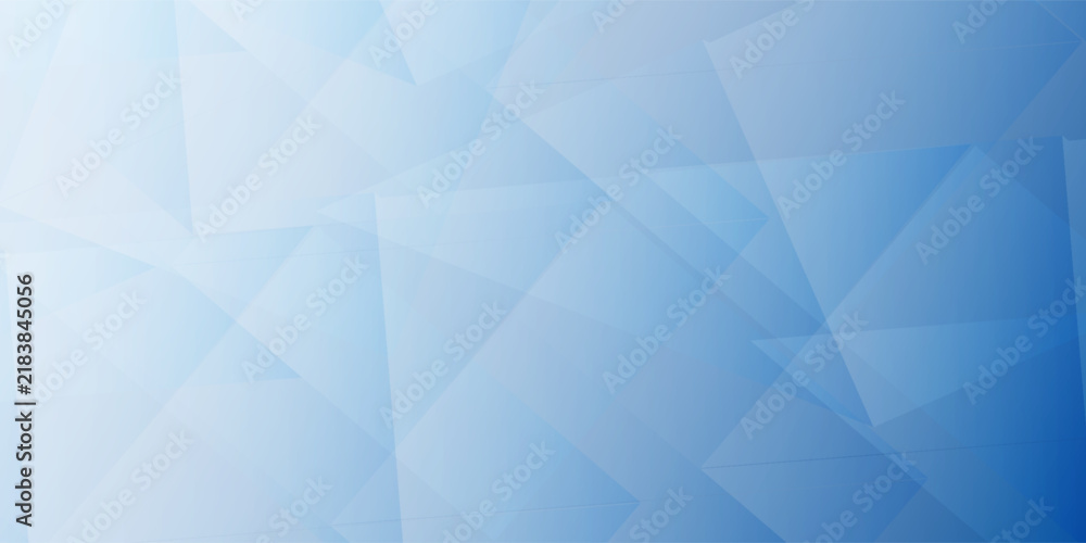 Fototapeta premium Minimalist light blue vector background layout with geometric polygon crystal grid for web banner