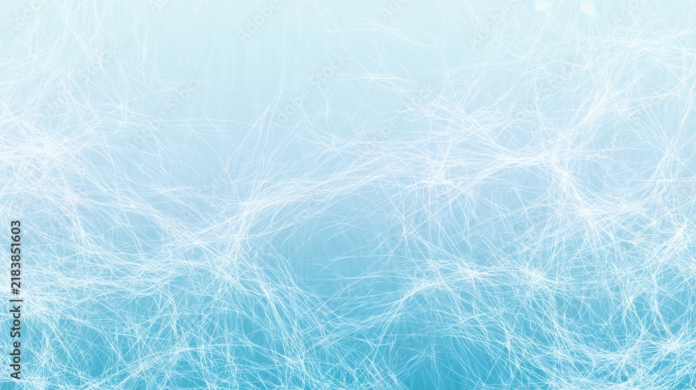 Fototapeta premium Abstract blue design with white lines creating a pattern in a digital space