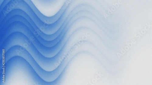 Abstract Blue Wavy Gradient Background with Grain Texture