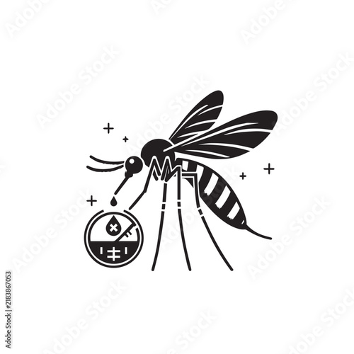 Mosquito Silhouette Set Black and White Vector Illustration
Mosquito Black Silhouette Collection Vector Art
Mosquito Insect Silhouette Set Isolated Black White