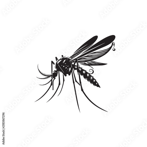 Mosquito Silhouette Set Black and White Vector Illustration
Mosquito Black Silhouette Collection Vector Art
Mosquito Insect Silhouette Set Isolated Black White