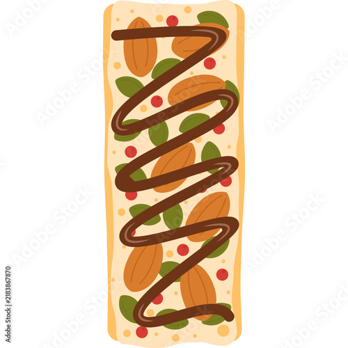 Protein Bar Illustration