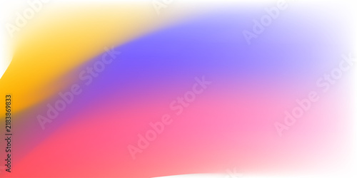 bright mesh colorful gradient abstract background with vibrant color combinations. Pastel tone purple, blue, pink, yellow gradient defocused abstract photo smooth lines pantone color background. 