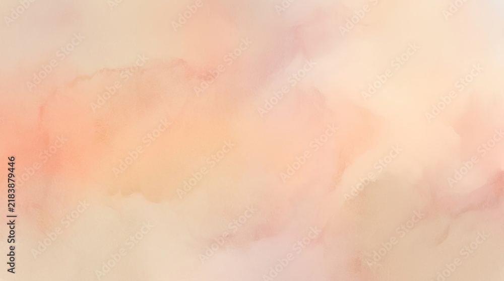 Fototapeta premium Abstract blurred background with soft peach and rose gold color gradients