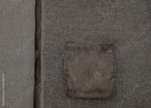 Fotografía Flauschige Grobstrick Mohair Strickjacke zur Hintergrund und Textur Nutzung