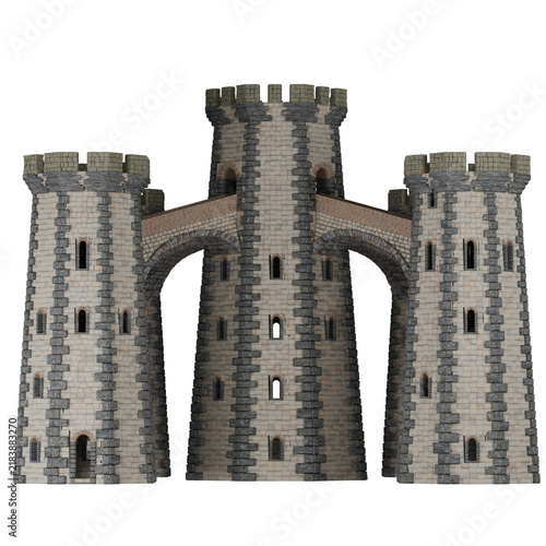 Fototapeta Fantasy Medieval Tower Constellation