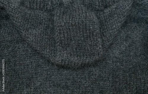 Flauschige Langhaar Grobstrick Mohair Strickjacke zur Hintergrund und Textur Nutzung